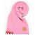 Loewe Wollschal rosa mit roten Fransen Pink - Ansicht 6