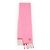 Loewe Wollschal rosa mit roten Fransen Pink - Ansicht 7