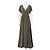 Autre Marque Jenny Yoo Collection Abito in Velluto Grigio