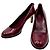 Gucci Lackleder Pumps bordeaux