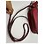 Borsa a tracolla Gucci Soho Disco in pelle rossa Rosso - vista 4