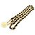 Timeless Chanel Vintage Gold Metal Black CC Medallion 1982 Kettengürtel Golden