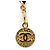 Timeless Chanel Vintage Gold Metal Black CC Medallion 1982 Kettengürtel Golden - Ansicht 2