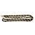 Timeless Chanel Vintage Gold Metal Black CC Medallion 1982 Kettengürtel Golden - Ansicht 3