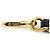 Timeless Chanel Vintage Gold Metal Black CC Medallion 1982 Kettengürtel Golden - Ansicht 4