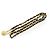 Timeless Chanel Vintage Gold Metal Black CC Medallion 1982 Kettengürtel Golden - Ansicht 8