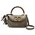 Bamboo Gucci Borsa 2way con manico superiore, pelle metallizzata bronzo e nuovo nappa in bambù Metallico