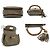 Bamboo Gucci Borsa 2way con manico superiore, pelle metallizzata bronzo e nuovo nappa in bambù Metallico - vista 5