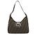 Fendi Borsa a tracolla hobo in tela monogram Zucca marrone