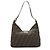 Fendi Borsa a tracolla hobo in tela monogram Zucca marrone - vista 2