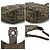 Fendi Borsa a tracolla hobo in tela monogram Zucca marrone - vista 4