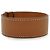 Hermès Bracciale Hermes Collier de Chien 24 in pelle Tan T3 metallo argentato Beige - vista 2