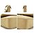 Chanel Vintage Beige CC gesteppte Leder Camera Bag mit Quaste und Taschenklappe - Ansicht 4