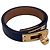 Hermès Bracciale Kelly Double Tour in pelle nera e hardware dorato Hermes Nero - vista 2
