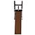 Hermès Bracciale Behapi Double Tour in pelle marrone scuro e hardware argentato Hermes - vista 2
