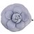Timeless Chanel Spilla vintage in pelle azzurra a forma di camelia Blu