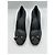 Décolleté Gucci GG Canvas Bamboo Tassel Nero - vista 3