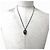 Collier pendentif GUCCI Lion Head en cristal noir Argenté - vue 3