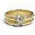 Autre Marque Anillo Tiffany Signature en oro blanco y amarillo Dorado