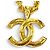 Collana a catena Chanel Vintage 94P Coco Mark D'oro