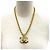Collana a catena Chanel Vintage 94P Coco Mark D'oro - vista 2