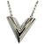 Collar Louis Vuitton 2025 Essential V Plata - vista 3