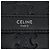 Céline Borsa a tracolla media Celine Leather Triomphe Messenger Nero - vista 9