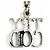 Autre Marque Collana con pendente Tiffany Vintage TRY GOD in argento sterling - vista 4