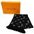 Sciarpa Louis Vuitton Logomania Shine in misto lana e seta Nero Argento - vista 2