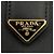 Prada City Calf Langbrieftasche mit Dreieckslogo Schwarz - Ansicht 8