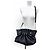 Borsa Salvatore Ferragamo Gancini Soft Bag Nero - vista 3