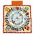 Hermès Pañuelo de seda Hermes Prieres au Vent Roja Multicolor - vista 2