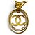 Collana a catena dorata Chanel Vintage 95P Coco Mark D'oro - vista 3
