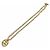 Collana a catena dorata Chanel Vintage 95P Coco Mark D'oro - vista 4