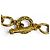 Collana a catena dorata Chanel Vintage 95P Coco Mark D'oro - vista 6