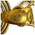 Collana a catena dorata Chanel Vintage 95P Coco Mark D'oro - vista 7