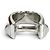 Ring Hermès Anel Hermes Jocchetto de banda dupla Preto Prata - vista 3