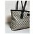 Borsa Gucci Ophidia Shopping Tela GG Supreme Beige/Grigio - vista 4