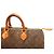 Mala Louis Vuitton Speedy 35 Monogram Marrom Monograma - vista 3