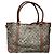 Borsa Gucci Ophidia Shopping Tela GG Monogram con Stelle Marrone Rosa Corallo