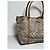 Borsa Gucci Ophidia Shopping Tela GG Monogram con Stelle Marrone Rosa Corallo - vista 4