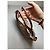 Borsa Gucci Ophidia Shopping Tela GG Monogram con Stelle Marrone Rosa Corallo - vista 7
