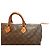 Mala Louis Vuitton Speedy 40 Monogram Marrom Monograma - vista 4