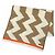 Hermès Hermes Ikat Electro Kaschmir-Stola Braun Orange Roh