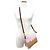 Marni Seaside Bicolor Schultertasche aus Leder und Raffia Pink - Ansicht 3