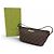 Pouch accessori in pelle e tela GG Vintage di Gucci Marrone scuro - vista 2