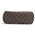 Pouch accessori in pelle e tela GG Vintage di Gucci Marrone scuro - vista 5
