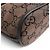 Pouch accessori in pelle e tela GG Vintage di Gucci Marrone scuro - vista 7