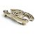 Broche Chanel Coco Mark Logo Stitch Plata Dorado - vista 4