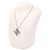 Collar Chanel Coco Mark Plata - vista 5